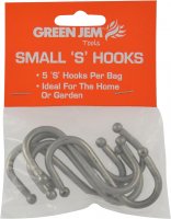 Green Jem Small S Hooks