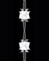 Premier Decorations 4 Section Foil Garland 2.7M x 20cm - Silver & White