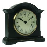 Towcester Clock Works Co. Falkenburg Series Mantel Clock Black