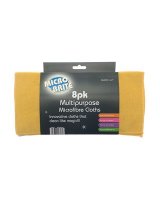 Country Club 8 Pack of Multi Purpose Microfibre Cloths