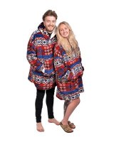 Country Club The Eskimo Hip Design Oversized Cosy Reversible Sherpa Hoodie