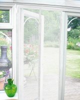 Country Club Magnetic Insect Guard Door Screen Curtain 90x210cm - White