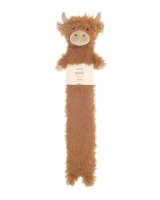 Country Club Long Hot Water Bottles with Novelty Cover - Highland Cow