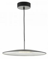 Dar Enoch Pendant Matt Black LED Dim