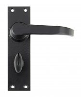 Black Deluxe Lever Bathroom Set