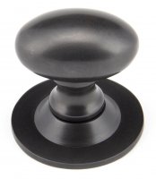 Aged Bronze Oval Cabinet Knob 33mm