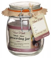 Home Made Traditional Glass Preserving Jar 750ml (26oz)