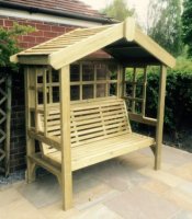 Churnet Valley Cottage 3 Seater Trellis Arbour