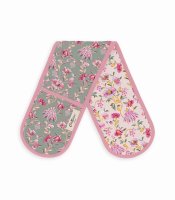 Cath Kidston Friendship Gardens Sage Double Oven Gloves
