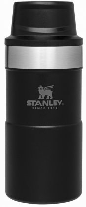 Stanley Classic Trigger-Action Travel Mug 0.25lt Matte Black Pebble