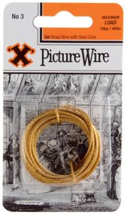 X No.2 Picture Wire 3M