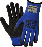Green Jem Arctic Polar Extra Grip Work Gloves - Medium