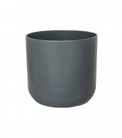 Ivyline Lisbon Planter Charcoal D15cm