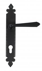 Black Cromwell Lever Espag. Lock Set