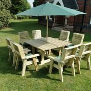 Churnet Valley Ergo 8 Seater Square Set