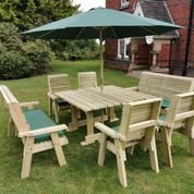 Churnet Valley Ergo 8 Seater Square Set