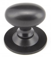 Aged Bronze Oval Cabinet Knob 40mm