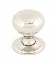 Polished Nickel Mushroom Cabinet Knob 32mm