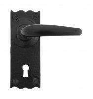 Black Oak Lever Lock Set