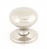 Polished Nickel Mushroom Cabinet Knob 38mm