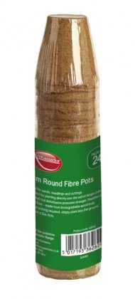 Ambassador Round Fibre Pots 6cm - Pack 24