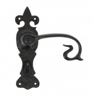 Black Curly Lever Bathroom Set