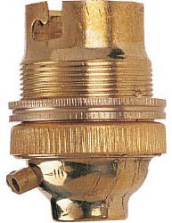 Dencon Brass Lampholder 1/2" 217p