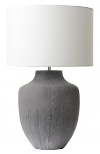 Dar Udine Table Lamp Grey (Base Only)