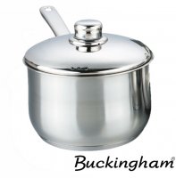 Buckingham Stainless Steel Deep Saucepan - 18cm