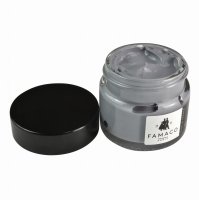 Shoe-String Famaco Leather Dye Cream - Metallic Anthracite, 15ml