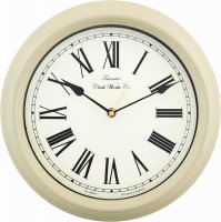 Redbourn Wall Clock - Cream