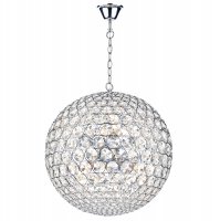 Dar Fiesta 8 Light 50cm Pendant Polished Chrome