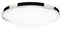 Dar Dover Round Acrylic Flush IP44 Polished Chrome