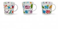 Dunoon Cairngorm Shape Fine Bone China Mug Bright Bunch - Assorted