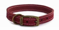 Timberwolf Leather Collar Raspberry 45-54cm Size 6