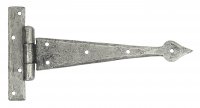 Pewter 9" Arrow Head T Hinge (pair)