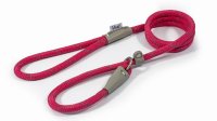 Ancol Rope Slip Reflective Pink Dog Lead - 120cm x 1.2cm