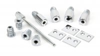 Polished Chrome Secure Stops (Pack of 4)