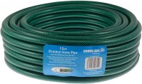 Green Jem Braided Hose Pipe - 15m