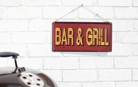 La Hacienda Bar & Grill Metal Sign
