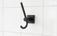 Miller Atlanta Double Robe Hook - Black