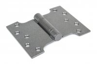 Pewter 4" x 3" x 5" Parliament Hinge (pair) ss