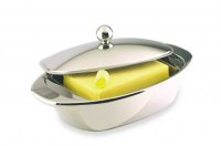Grunwerg Stainless Steel Butter Dish