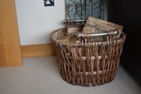 Manor Reproductions Willow Log Basket Bampton
