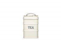 KitchenCraft Living Nostalgia Tea Tin Antique Cream