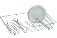 Apollo Housewares Chrome Dish Drainer Flat