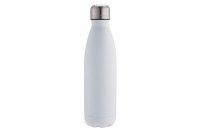 Apollo Housewares Stainless Steel Water Bottle 500ml - White
