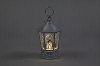 SnowTime Battery Operated Water Lantern with Penguins