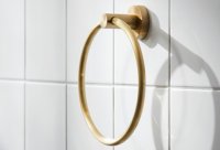 Miller Bond Towel Ring - Brushed Brass