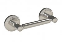 Miller Oslo Double Post Toilet Roll Holder - Polished Nickel